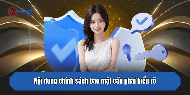 Nội dung chính sách bảo mật cần phải hiểu rõ